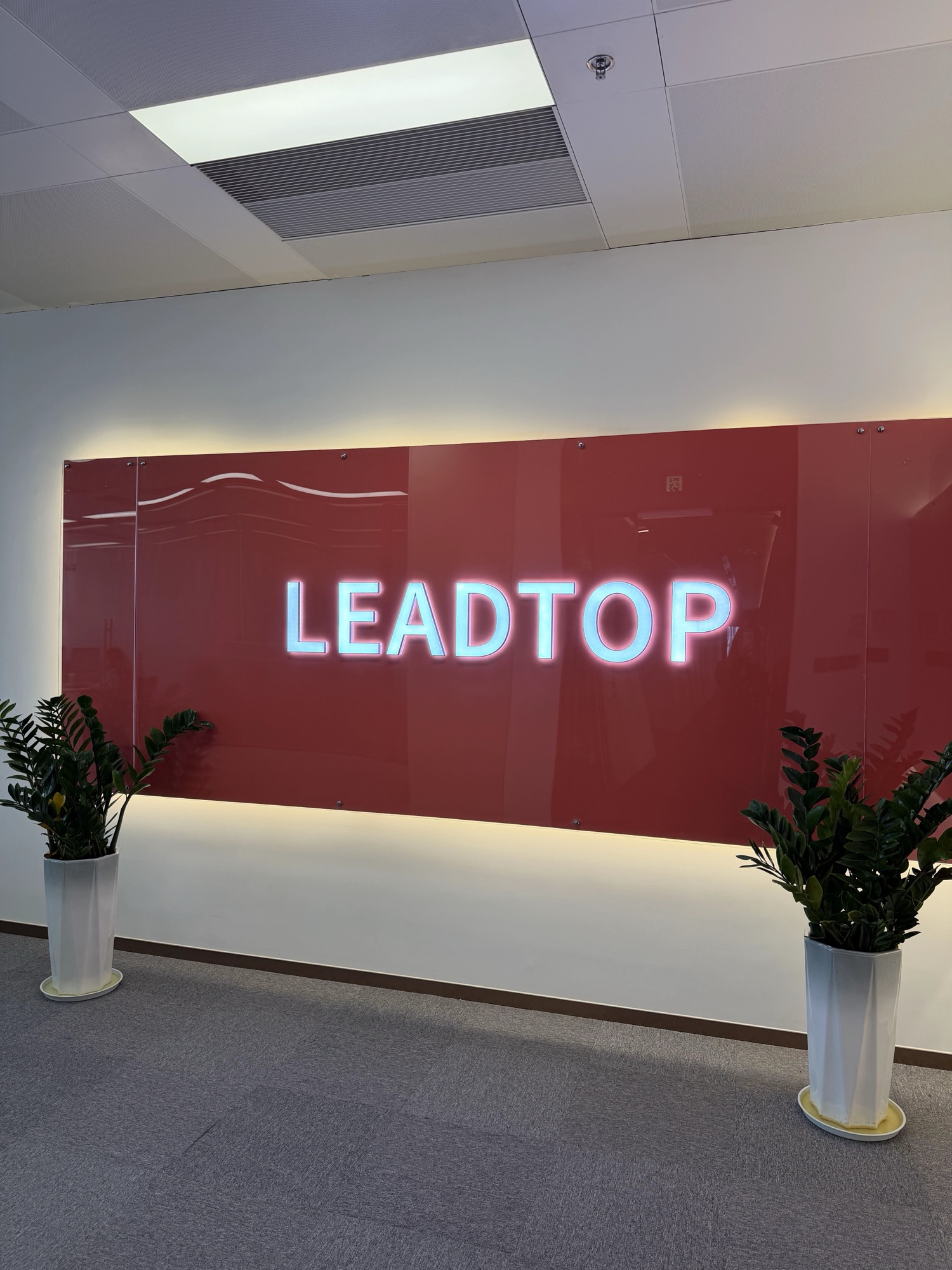 Leadtop 宁波办公室品牌墙